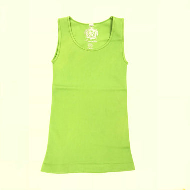 Kids Sugar Lips | Ribbed Tank Top 409KS | Granny Smith Green - FL Crooks
