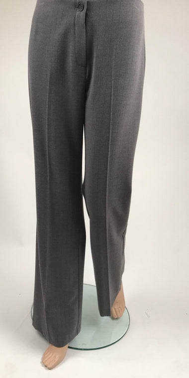 Women's Margaret M | Pinstripe Trouser Pant | Grey