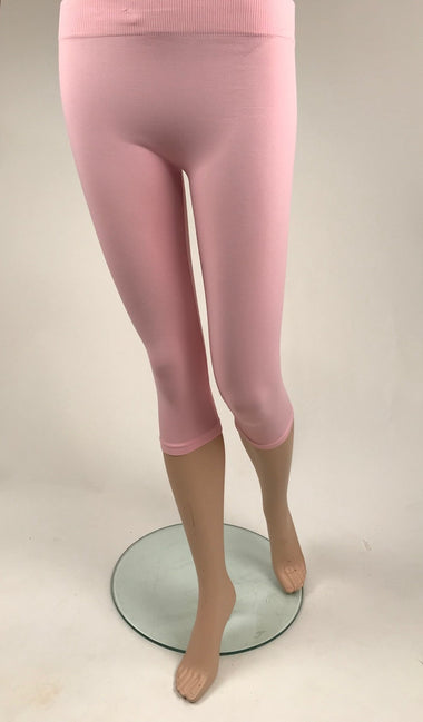 Women's Sugar Lips | Seamless Lightweight Leggings 24" | Pink