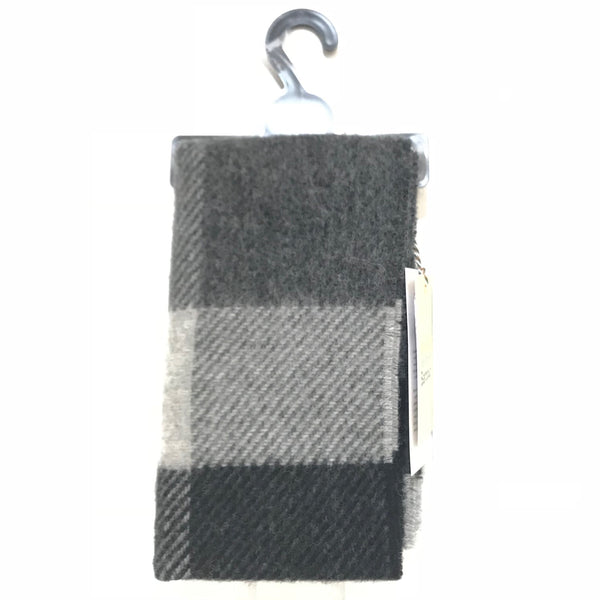 Men's Barbour | Oakwell Lambswool Scarf | Grey and Black USC0264GY711