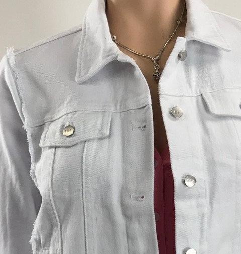 Women's 525 America | Denim Jean Style Jacket | White