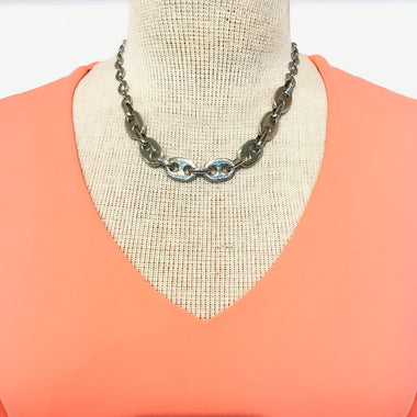 Women's Brighton | Love Makes the World Go Round Necklace | Silver