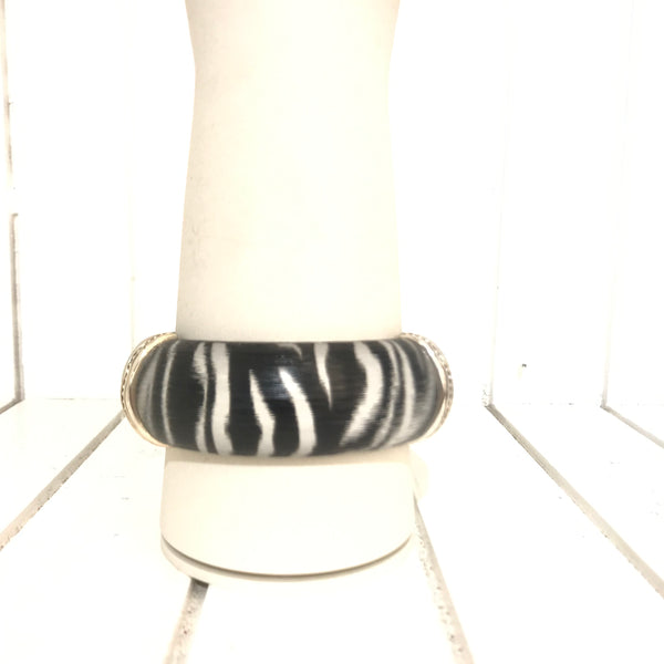 Women's Brighton | Trinity Zebra Bracelet | Black and White