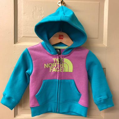 Infants' The North Face | Logowear Full Zip Hoodie | Sweet Violet - FL Crooks