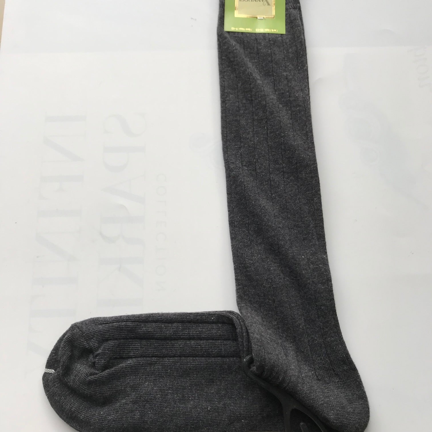 Men's Charcoal Knee High Dress Socks Men's Charcoal Knee High Dress Socks