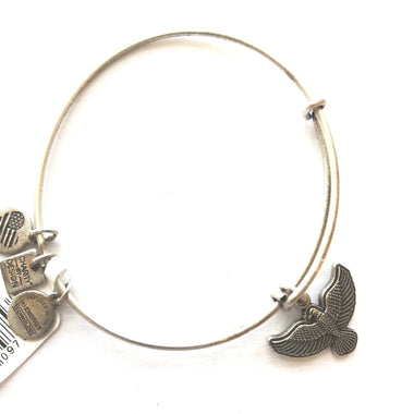 Women's Alex And Ani | Spirit of the Eagle Bangle Bracelet | Silver