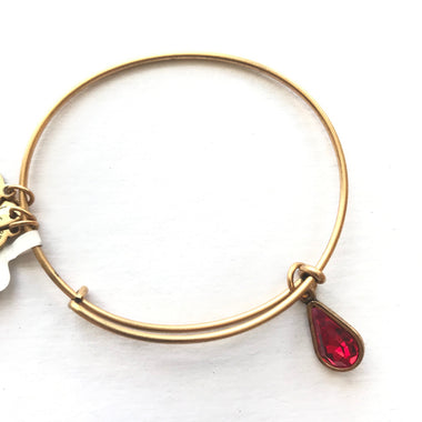 Women's Alex And Ani | Swarovski Teardrop Bangle Bracelet | Rose Gold