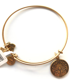 Women's Alex And Ani | Power of Unity Bangle Bracelet | Rose Gold