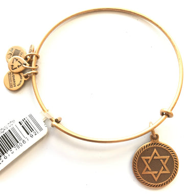 Women's Alex And Ani | Star of David II Bangle Bracelet | Rose Gold