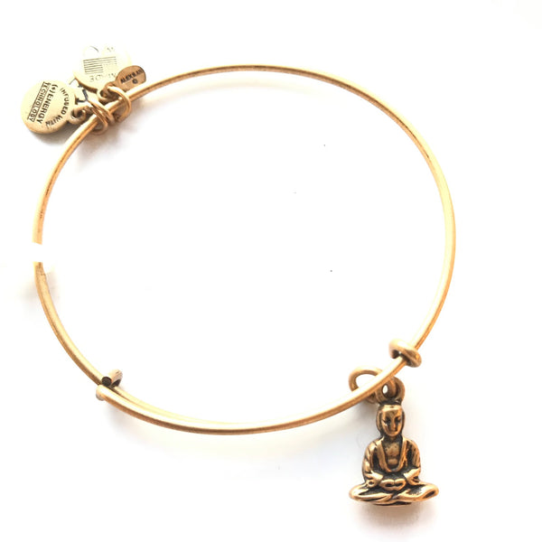 Women's Alex And Ani | Buddha Bangle Bracelet | Rose Gold