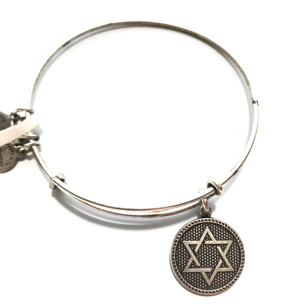 Women's Alex And Ani | Star of David lll Bangle Bracelet | Rafaelian Silver