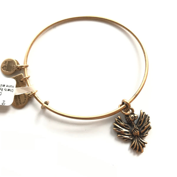 Women's Alex And Ani | Phoenix Home & Hospice Care Bracelet | Ros Gold