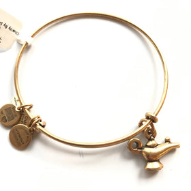 Women's Alex And Ani | Lamp of Light Bangle Bracelet | Rose Gold