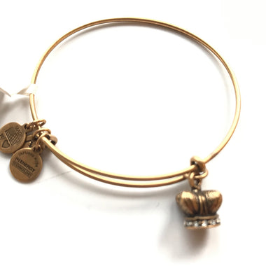 Women's Alex And Ani | King Crown Bangle Bracelet | Rafaelian Gold