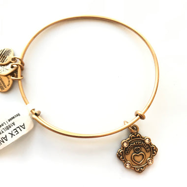 Women's Alex And Ani | I Love You Goddaughter II Bracelet | Rose Gold