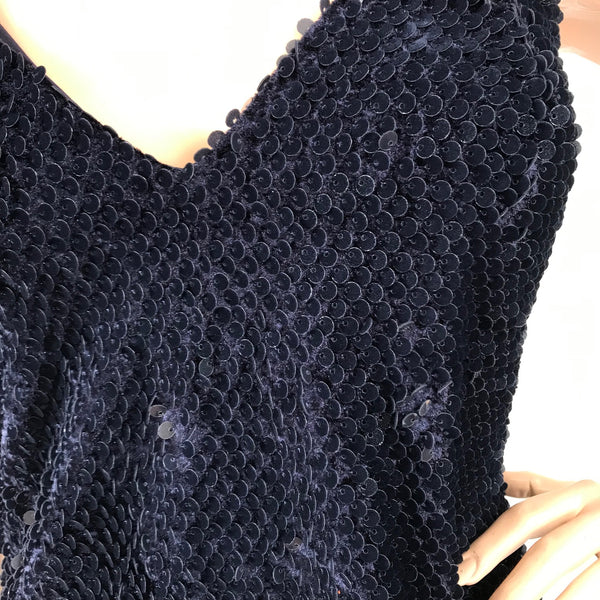 Women's Sugar Lips | Night Sky Sequin Dress | Navy