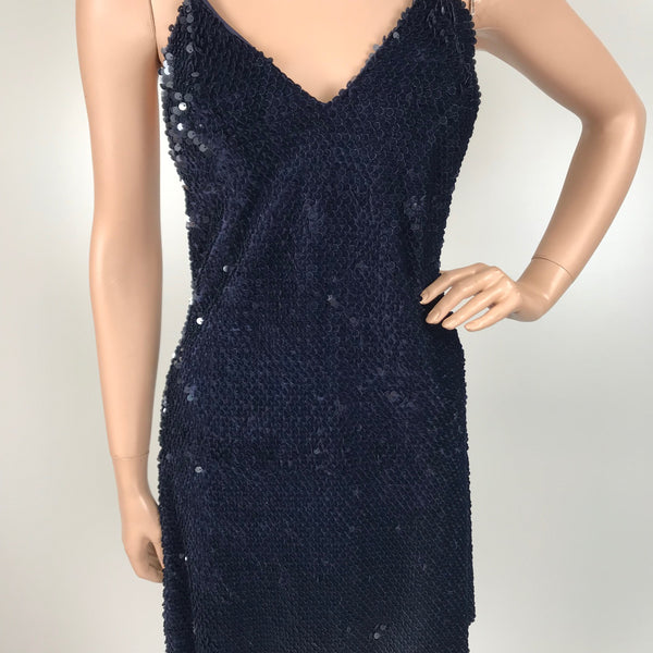 Women's Sugar Lips | Night Sky Sequin Dress | Navy