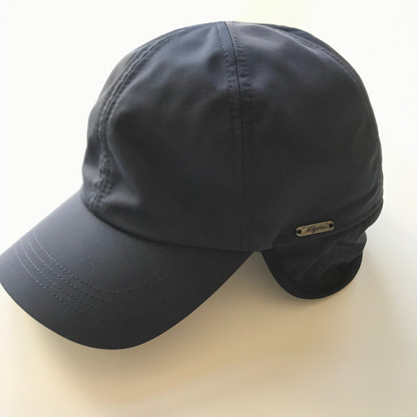 Men's Wigens | Six Panel Baseball Cap with Ear Flaps | Navy Blue
