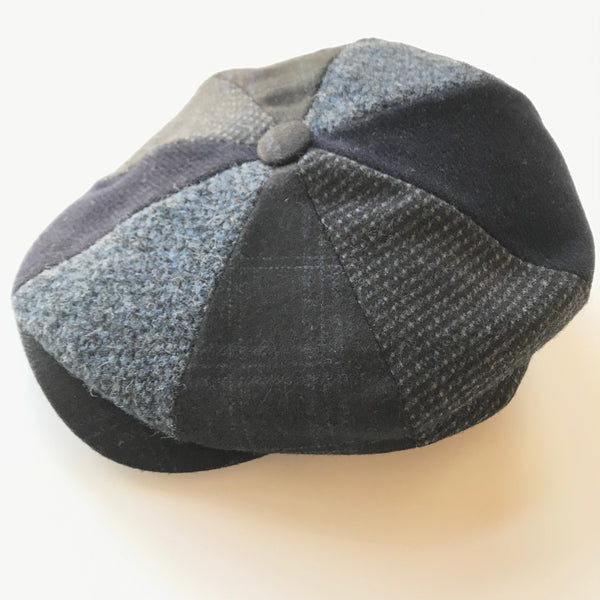 Men's Wigens | Limited Edition Heirloom Cap | Black and Blue Pattern