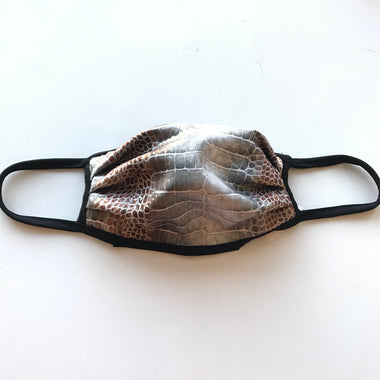 Women's Ariella USA | Adult Face Mask | Bronze Snakeskin
