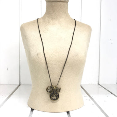 Women's Brighton | Lorenza Trio Necklace | Antiqued Brass