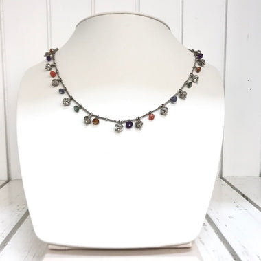 Women's Brighton | Play of Light Necklace | Silver Multi