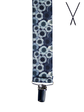 Men's Buckle 1922 | Y-Back Suspenders | Jocelyn Proust Poppy Print