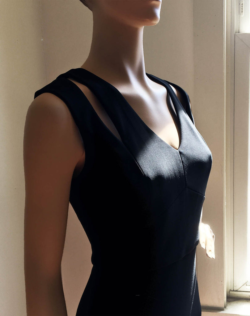 Women's Joseph Ribkoff | Classic Black Dress with a Twist | Black - F.L ...