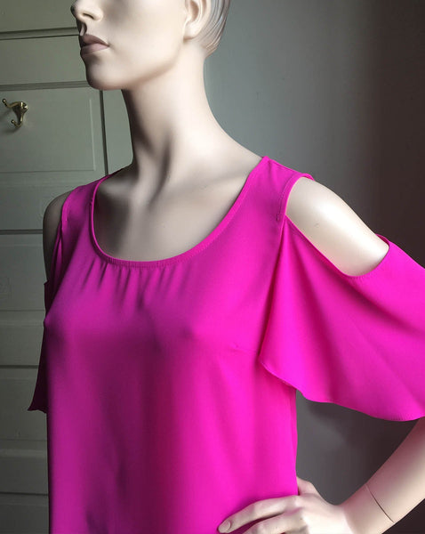 Women's Joseph Ribkoff | Style# 172277 Blouse | Electric Pink - FL Crooks
