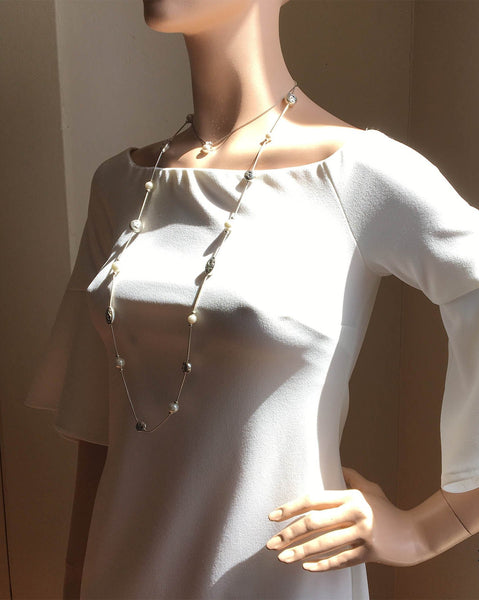 Women's Joseph Ribkoff | Style# 172411 Dress| Ecru - FL Crooks