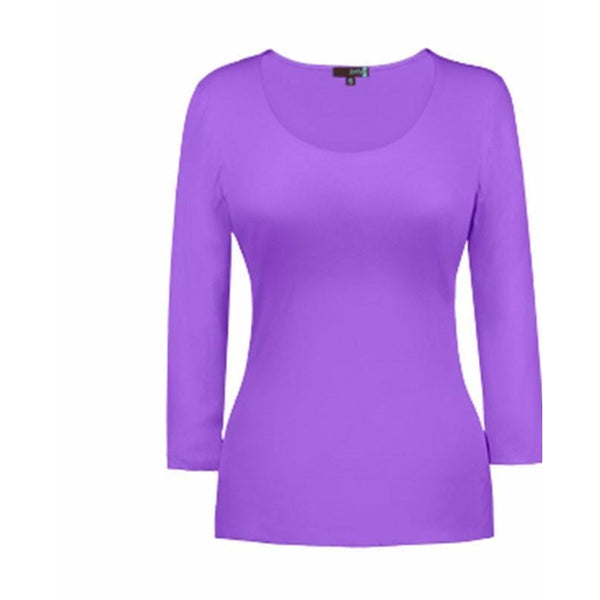Women's Judy P | Scoop Neck 3/4 Sleeve | Mardi Gras - FL Crooks