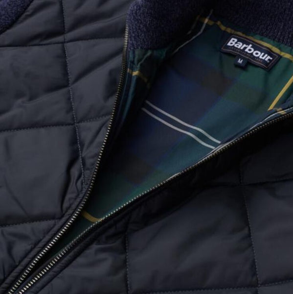 Men's Barbour | Magnus Zip Through Sweater | Navy