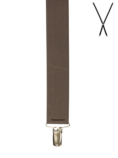 Men's Buckle 1922 | X-Back Suspenders | Plain Khaki