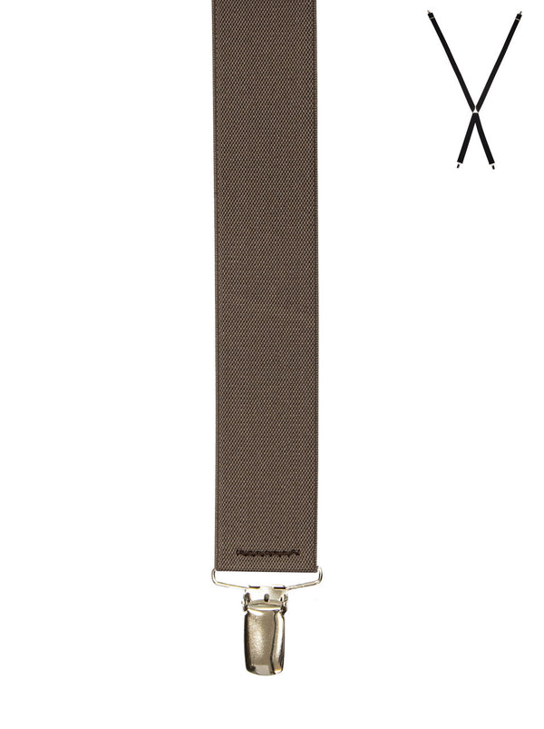 Men's Buckle 1922 | X-Back Suspenders | Plain Khaki
