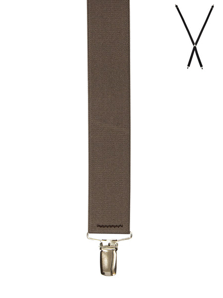 Men's Buckle 1922 | X-Back Suspenders | Plain Khaki