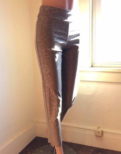 Women's Krazy Larry | 28" Ankle Pant | Taupe Cheetah - FL Crooks