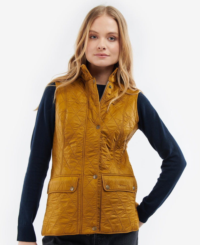 Barbour orange vest new arrivals