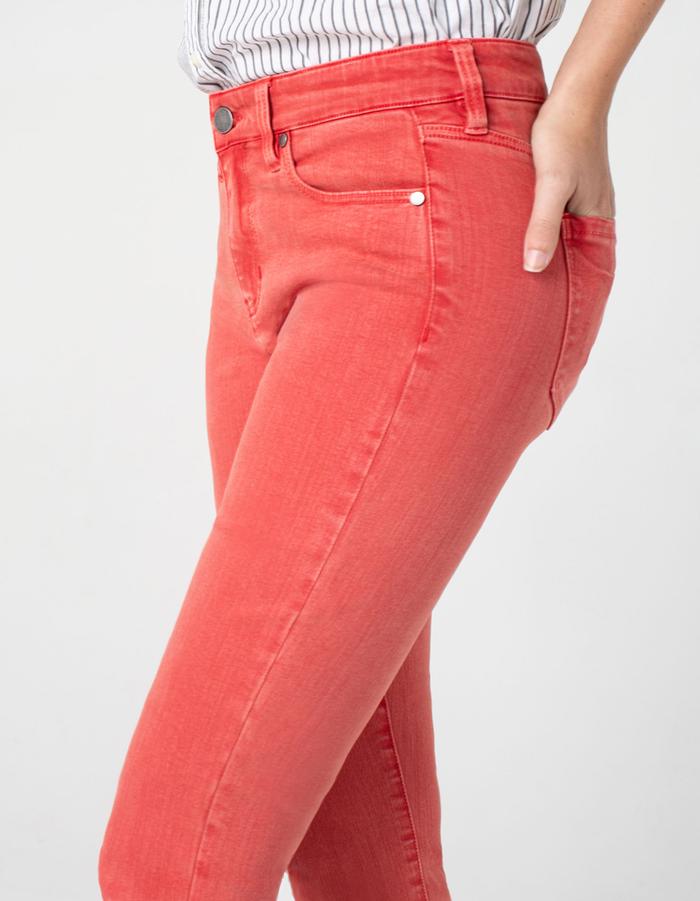 Red skinny sales jean