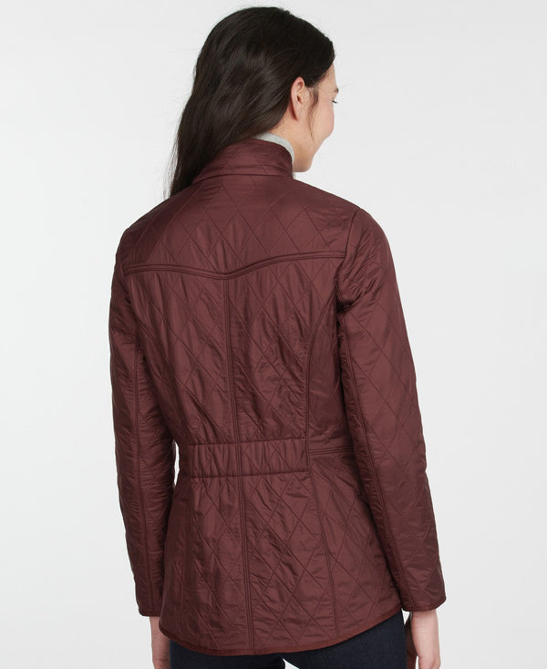 Women's Barbour | Cavalry Polarquilt Jacket | Dark Plum