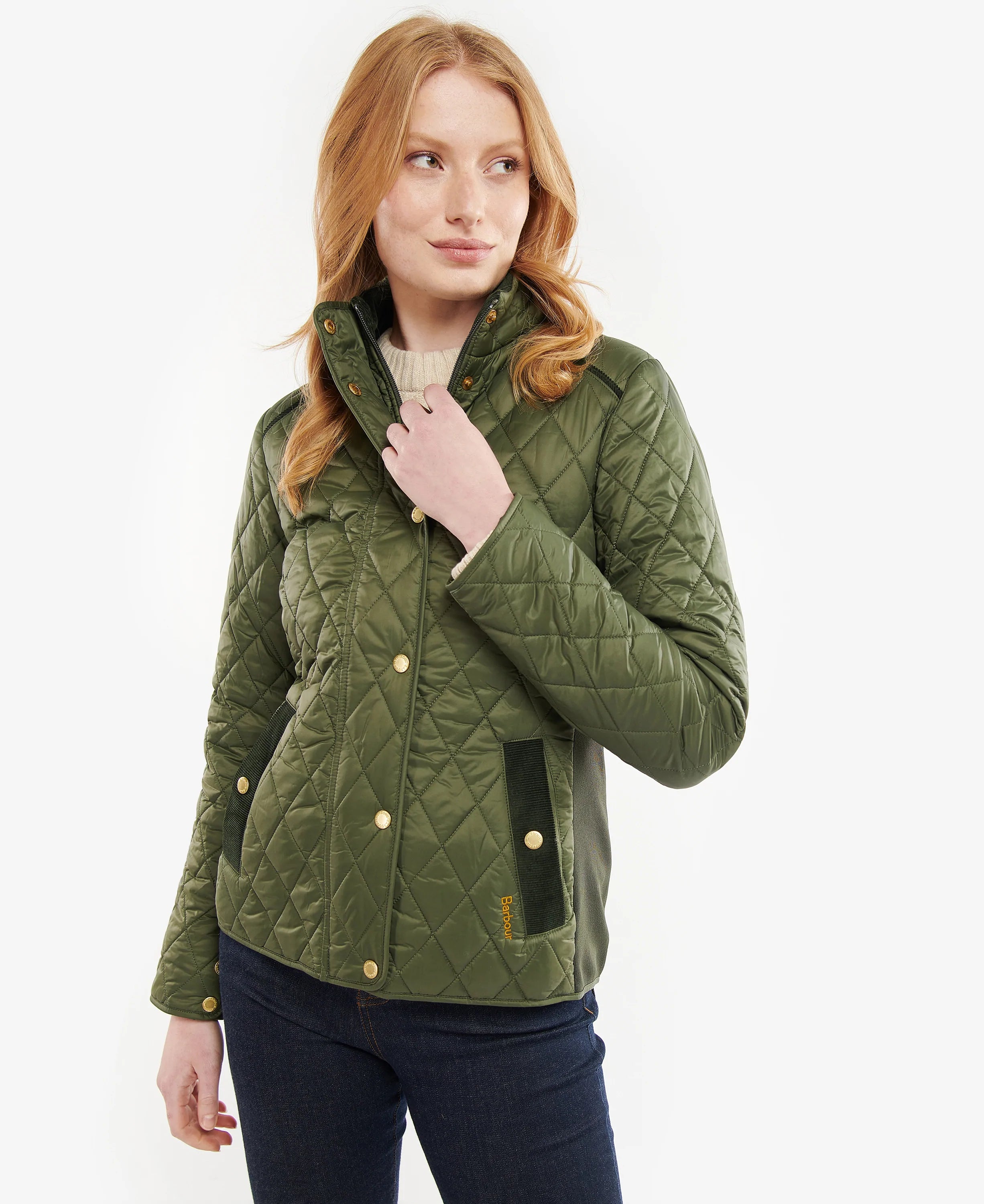 Womens barbour quilted jacket 2025 with hood