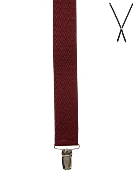 Men's Buckle 1922 | X-Back Suspenders | Burgundy