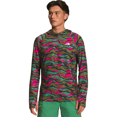 Men's The North Face | Class V Water Hoodie | Olive/Camo Print