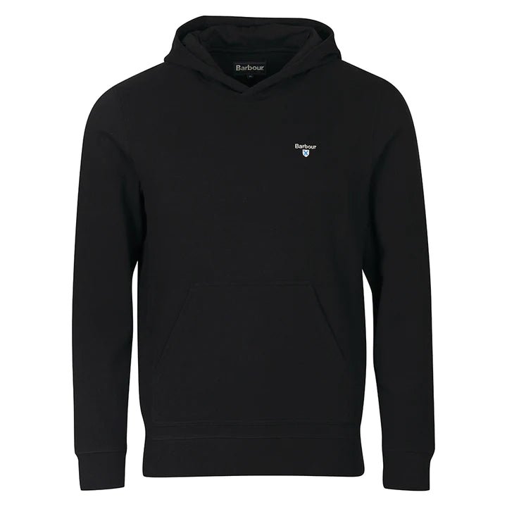 Barbour black hoodie shop