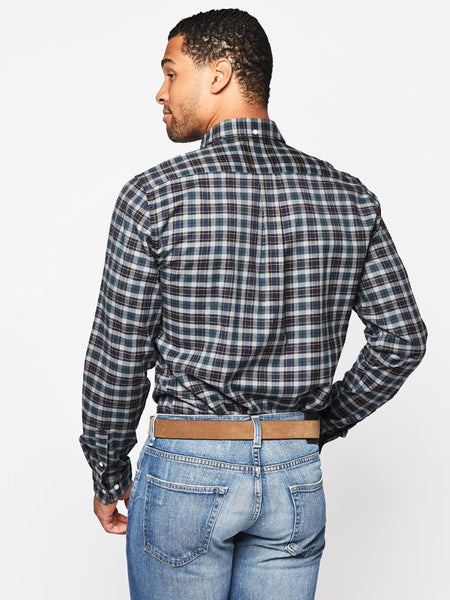 Men's Barbour | Highland Check 21 Tailored Shirt | Grey Marl