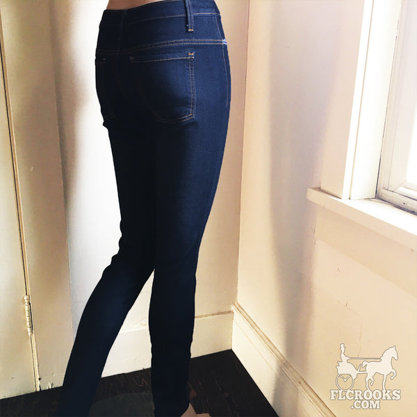 Women's Margaret M | Miracle Comfort Straight Leg Jean | Dark Indigo - FL Crooks