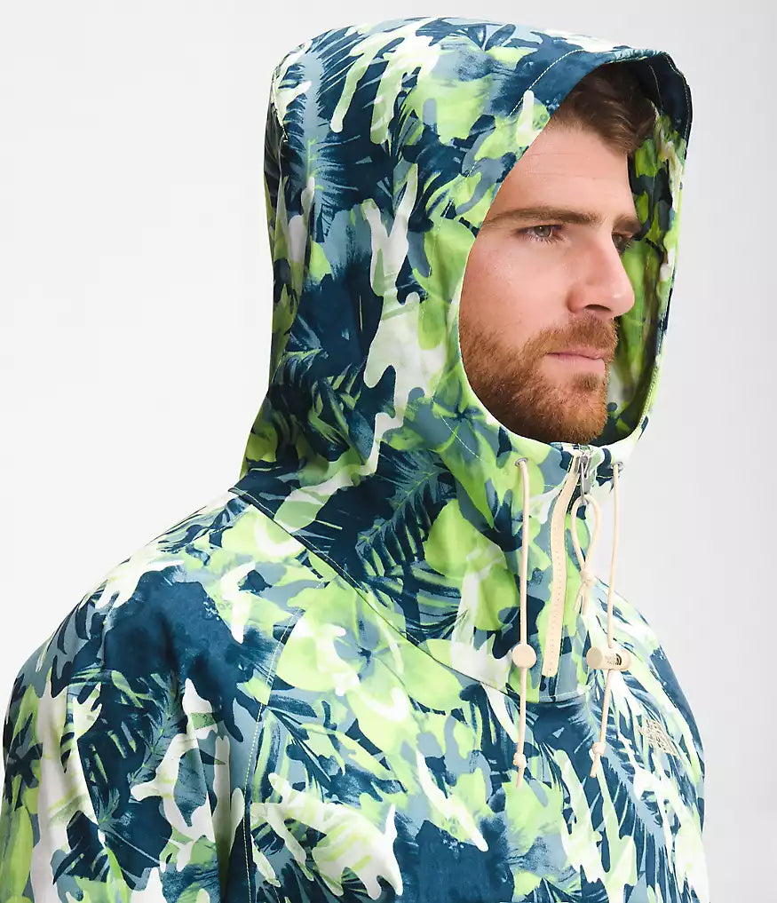 The North Face Outlet: nylon jacket with camouflage print - Blue