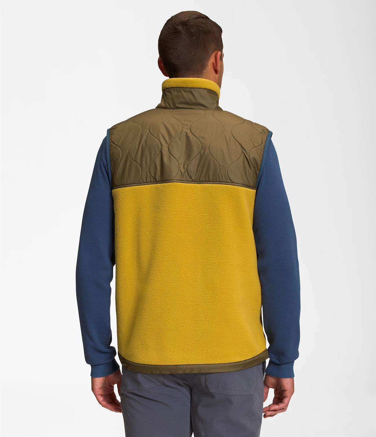 The north sales face sherpa vest
