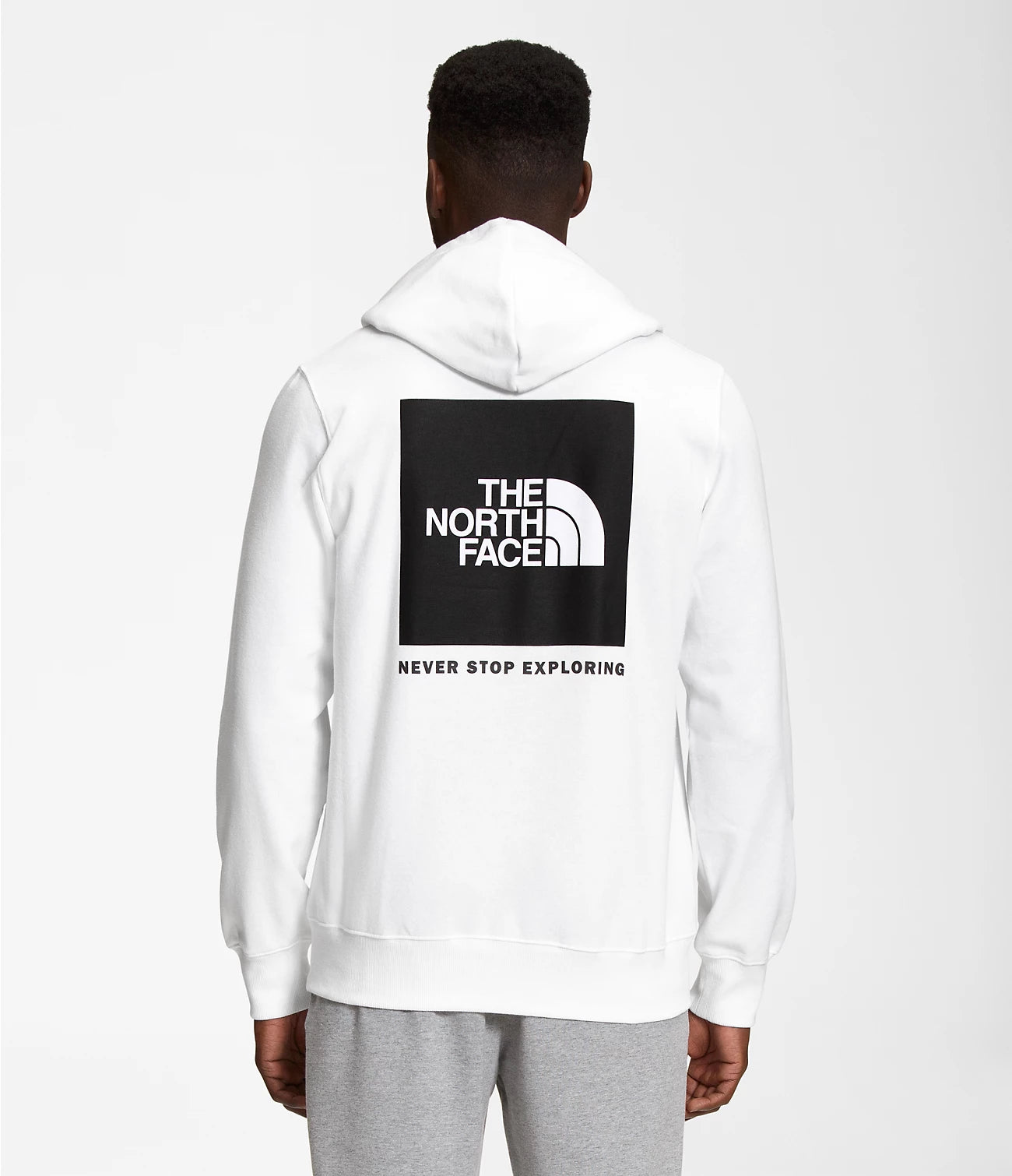 Men s The North Face Box NSE Pullover Hoodie White F.L