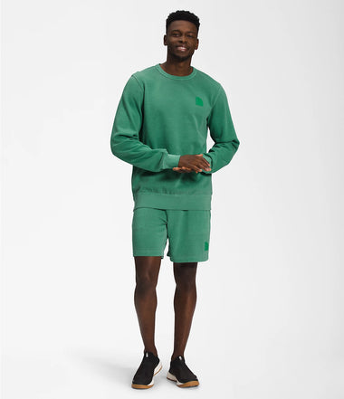 Men's The North Face | Garment Dye Crew | Deep Grass Green