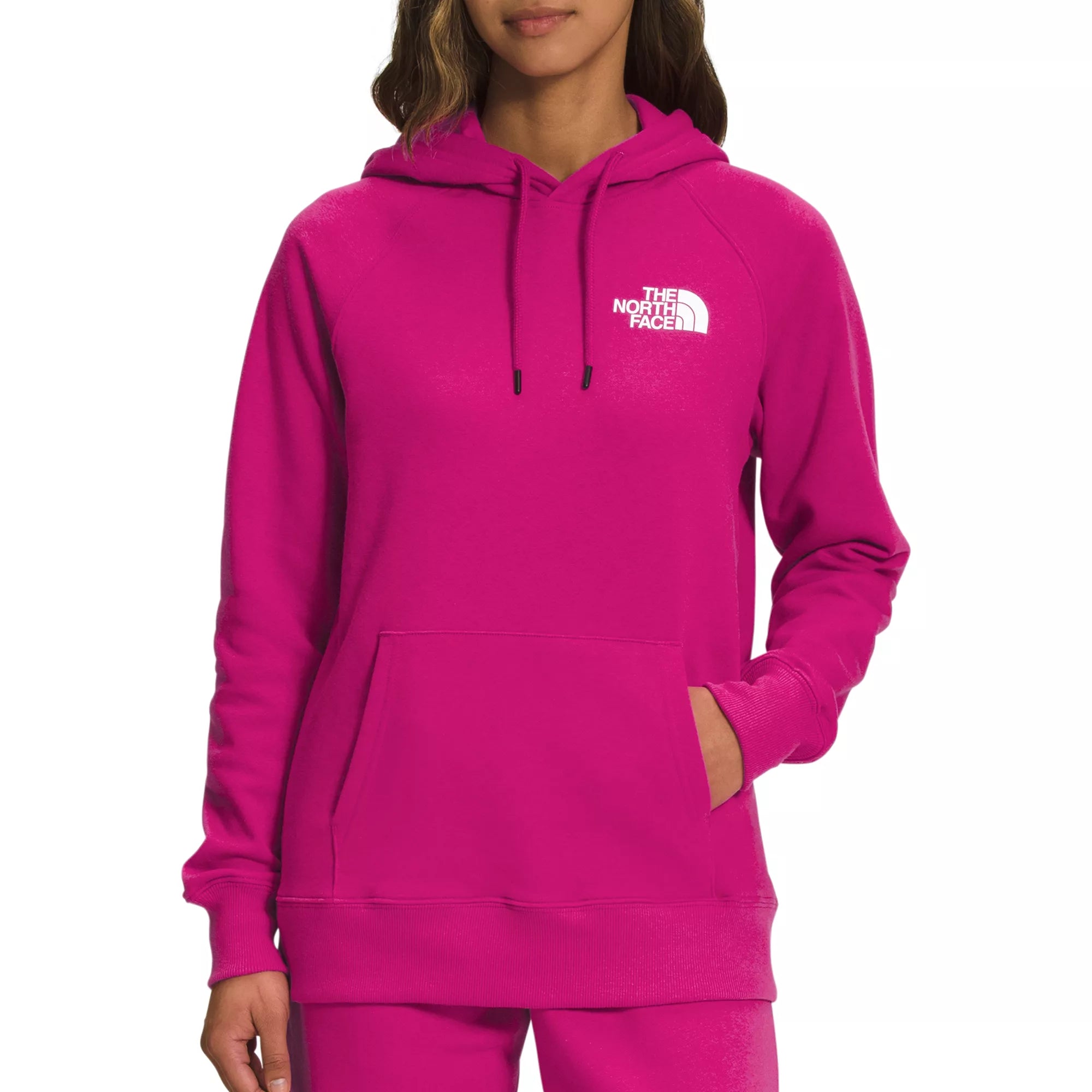 Women's The North Face | Box NSE Pullover Hoody | Fuchsia Pink Women's The North Face | Box NSE Pullover Hoody | Fuchsia Pink